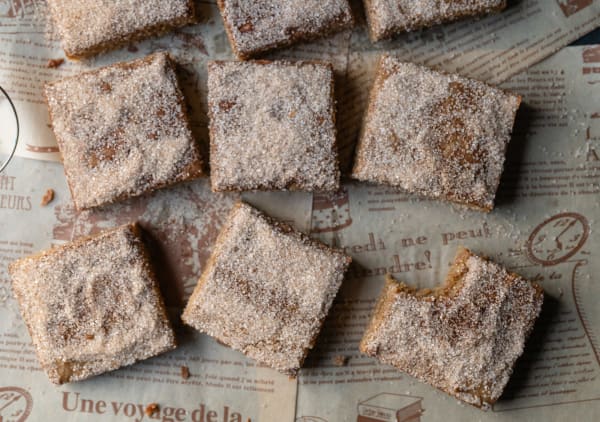 Brown Butter Churro Blondies cover