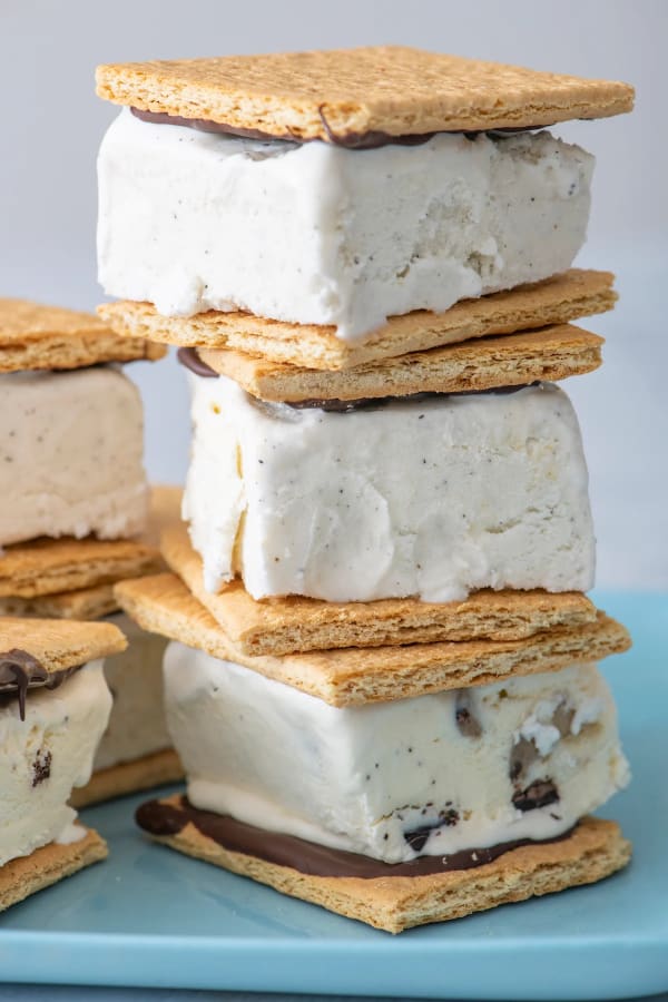 Graham Cracker Chocolate Dipped Ice Cream Sandwiches cover