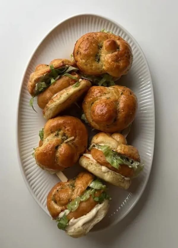 Garlic Knot McChicken Sliders cover