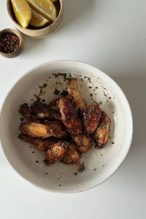Air Fryer Lemon Pepper Wings cover