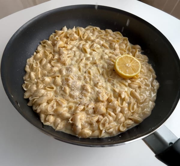 Creamy Lemon Shells Pasta cover