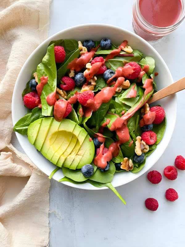 Whole30 Berry Salad with Raspberry Vinaigrette cover