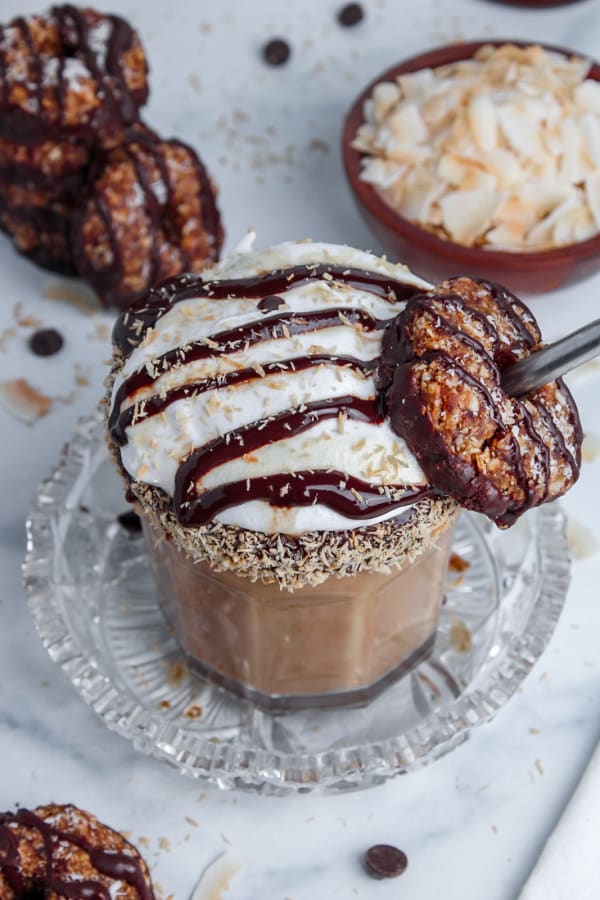 Iced Samoa Cookie Latte cover