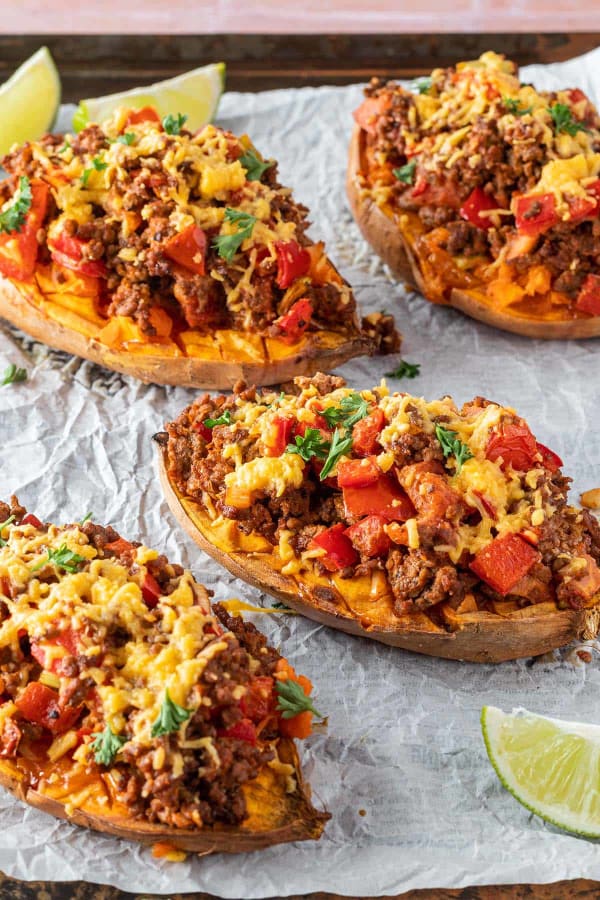 Loaded Sweet Potato with Ground Beef cover