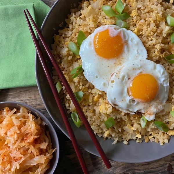 Kimchi Cauliflower Fried Rice cover