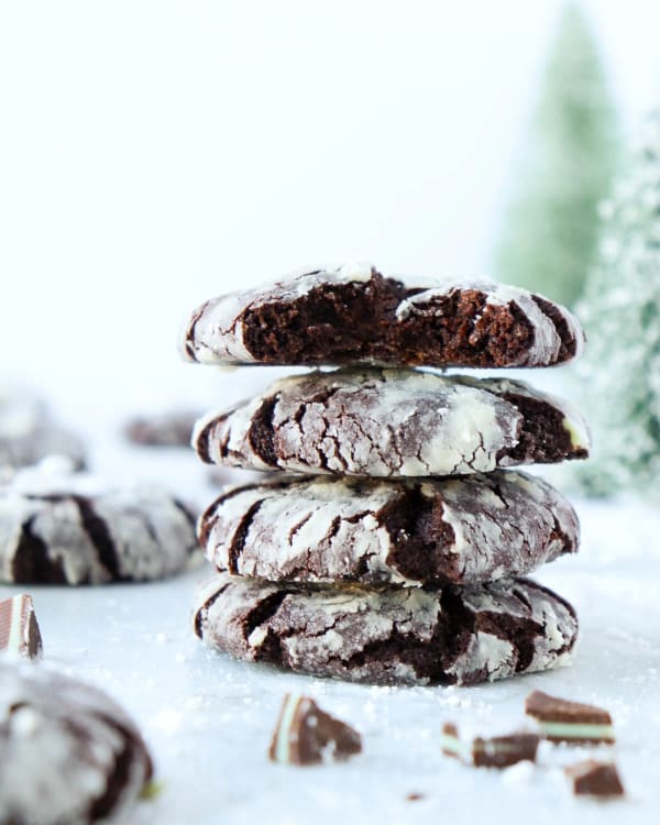 Andes Chocolate Peppermint Crinkle Cookies cover