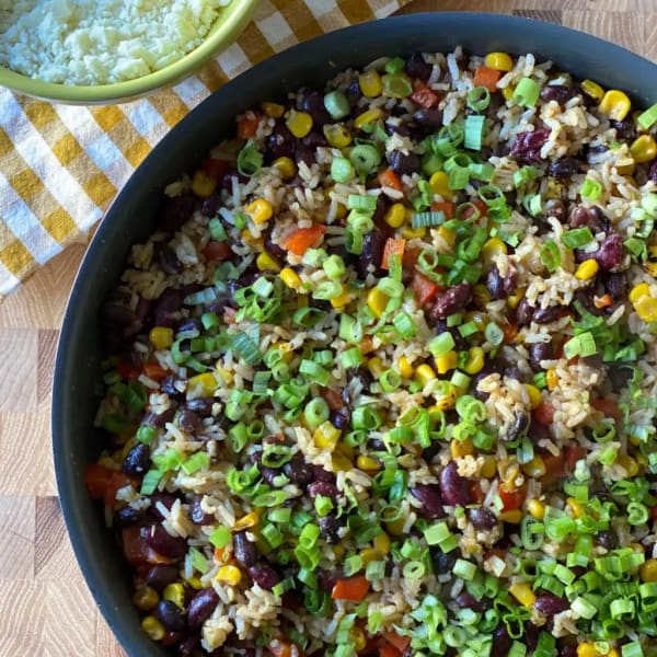 Easy Rice & Bean Skillet cover