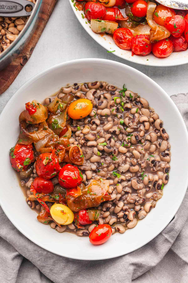 Brothy Black Eyed Peas Recipe cover