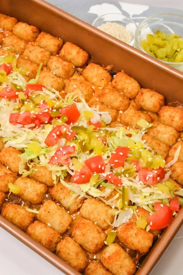 Big Mac Tater Tot Casserole cover