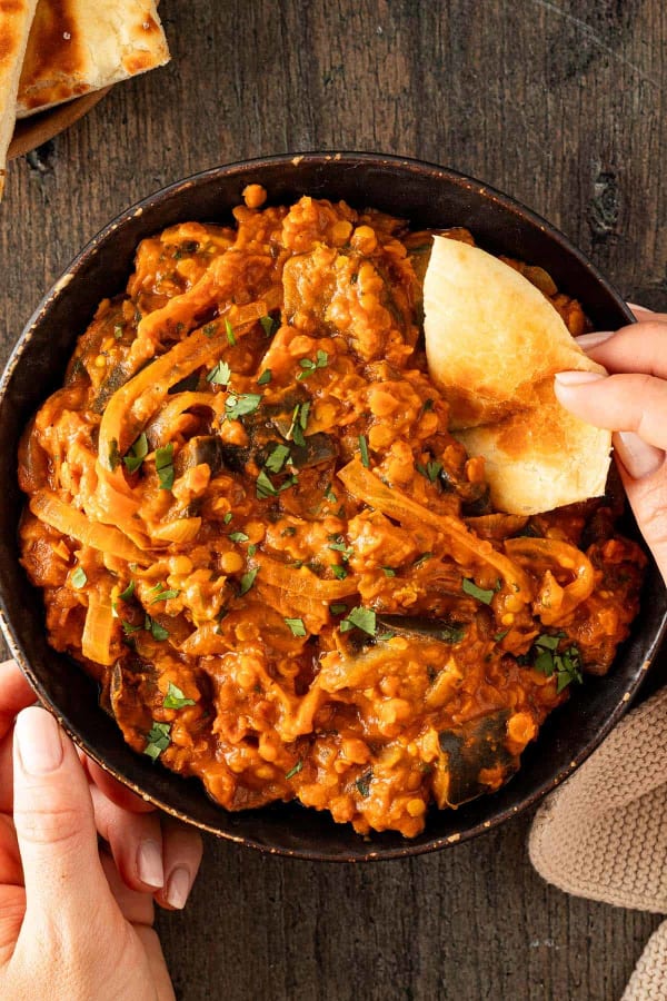 Vegan Oven-Baked Eggplant Curry cover