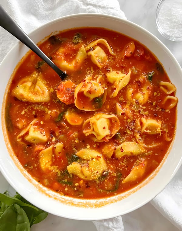 Vegan Tortellini Soup cover