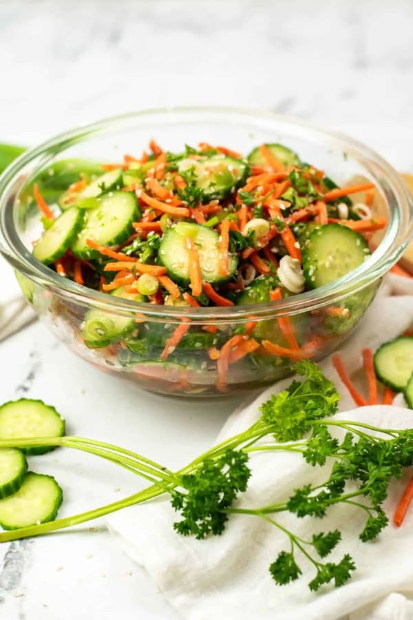 Carrot and Cucumber Salad cover