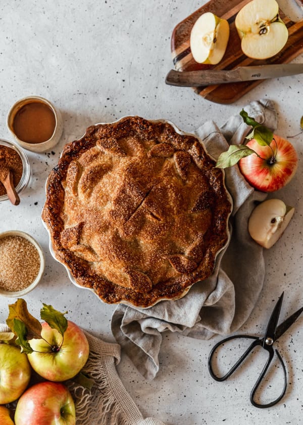 Caramel Apple Pie With Brown Butter Crust cover
