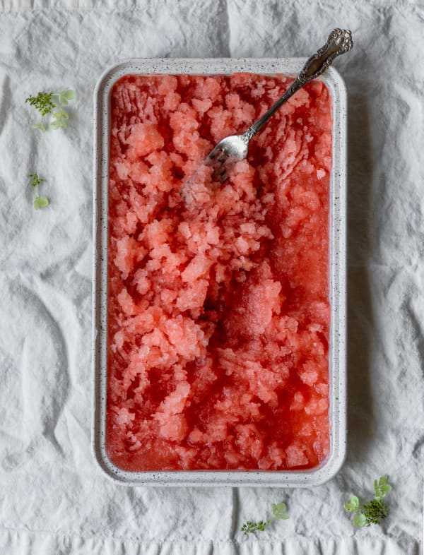 Strawberry Aperol Spritz Granita cover