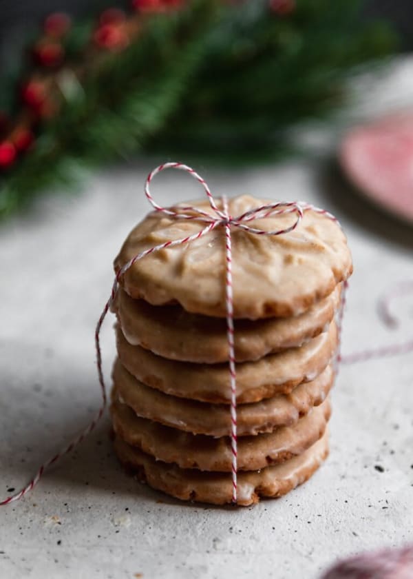 Eggnog Cookies With Boozy Glaze cover