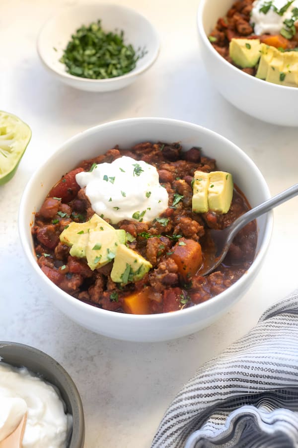 Butternut Squash Turkey Chili cover