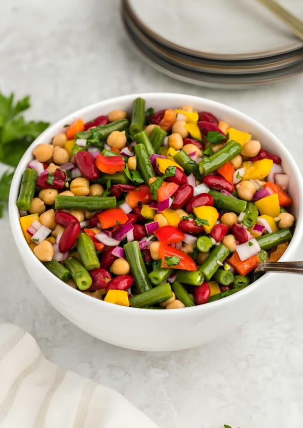 Easy Three Bean Salad Recipe cover