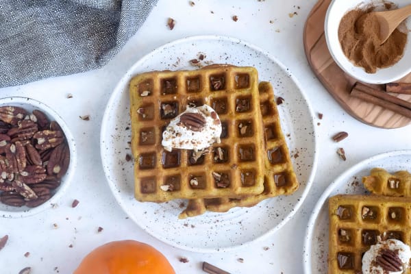 Gluten-Free Pumpkin Spice Waffles cover