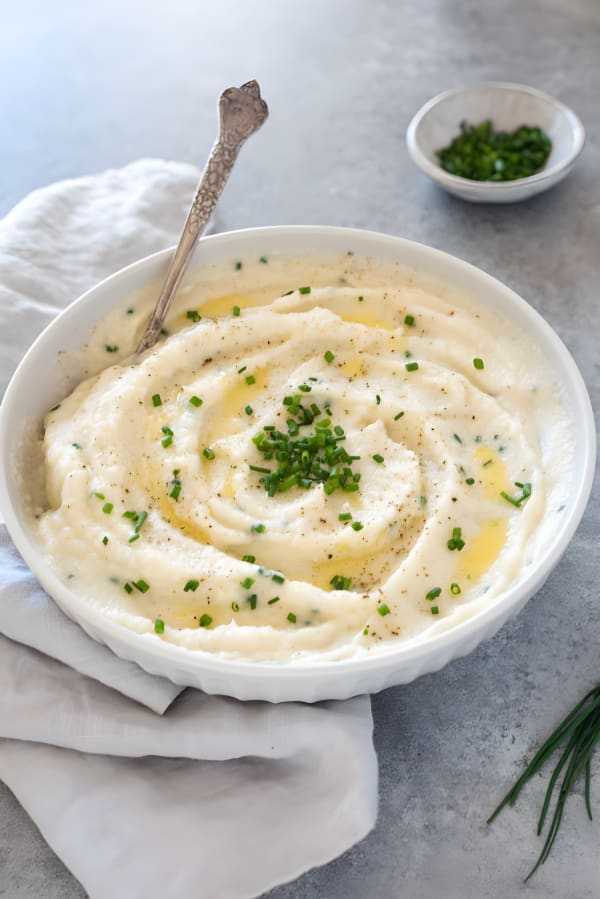 Garlic Mashed Cauliflower Recipe cover
