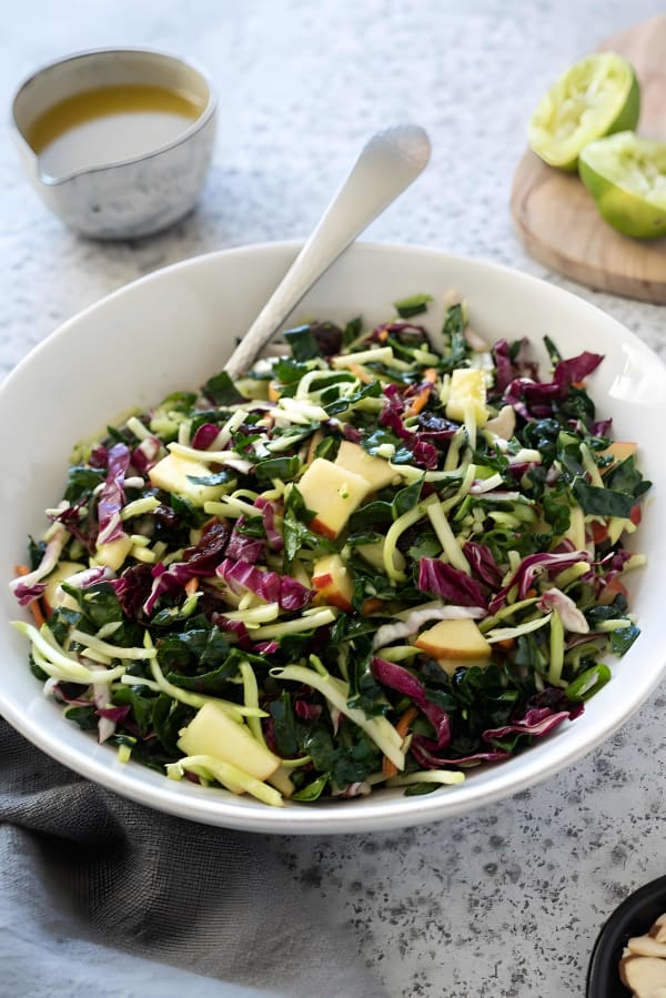 Kale Slaw with Honey Lime Dressing cover