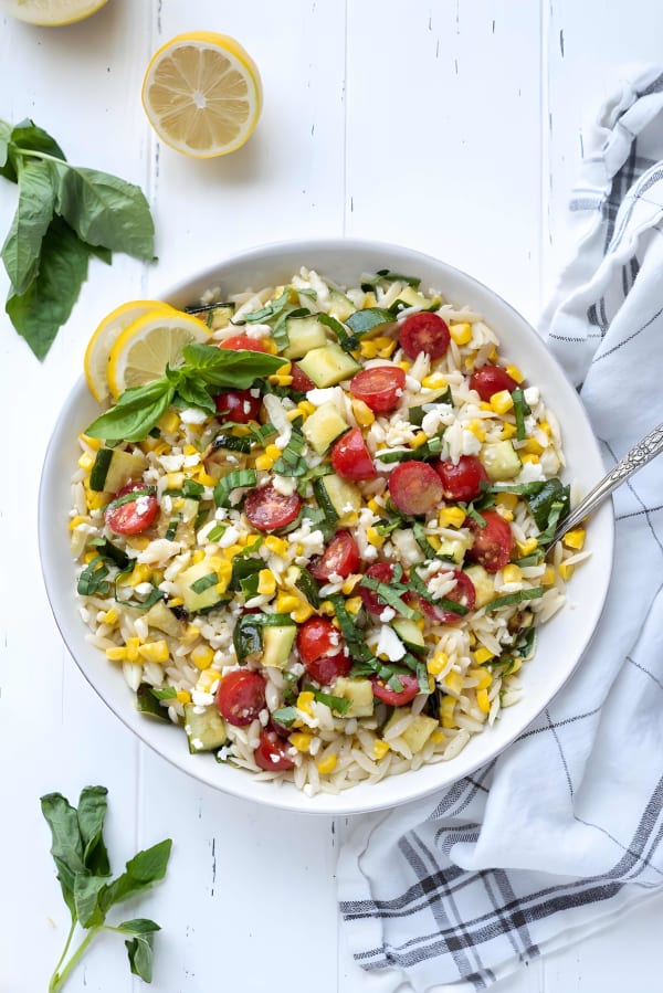 Lemon Orzo Pasta Salad cover
