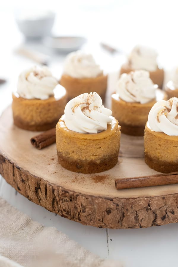Mini Pumpkin Cheesecake Recipe cover