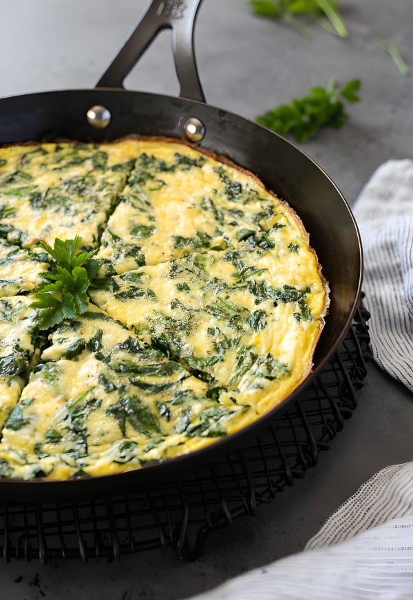 Spinach Frittata Recipe cover