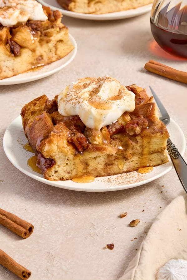 Overnight Eggnog French Toast Casserole cover