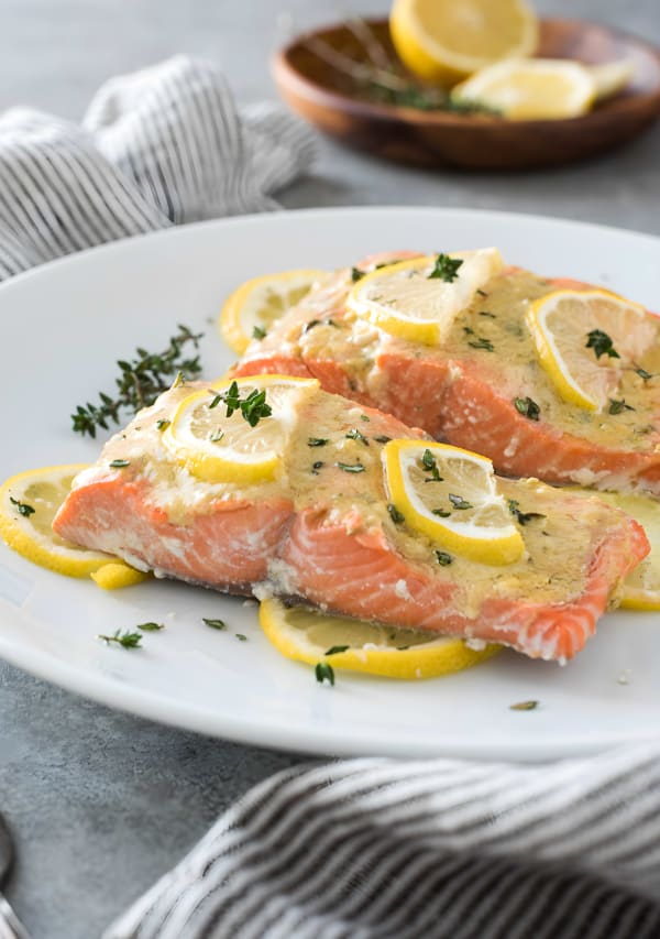 Easy Baked Lemon Dijon Salmon cover