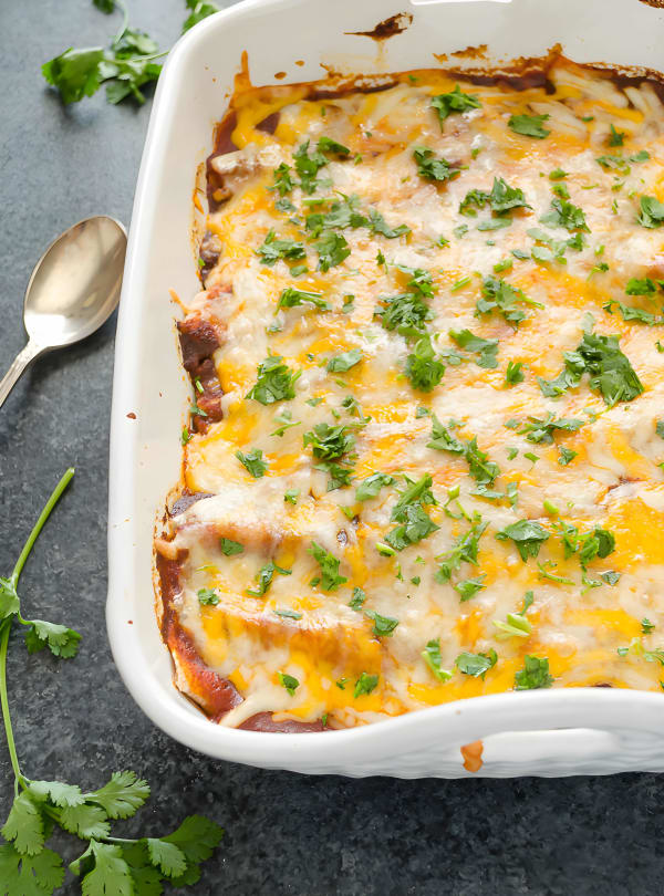 Black Bean Sweet Potato Enchiladas cover