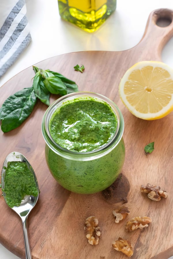 Spinach Pesto Recipe cover