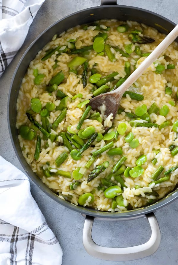 Spring Vegetable Risotto cover
