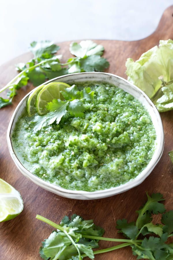 Tomatillo Salsa Recipe cover