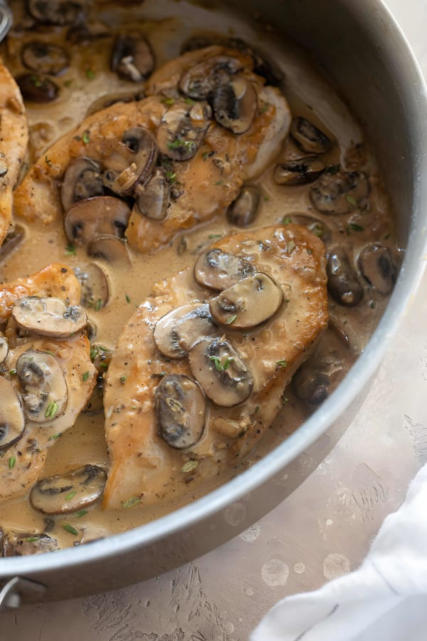 Creamy Chicken Marsala Recipe cover