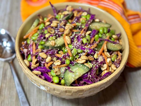 Crunchy Peanut Cabbage Slaw cover