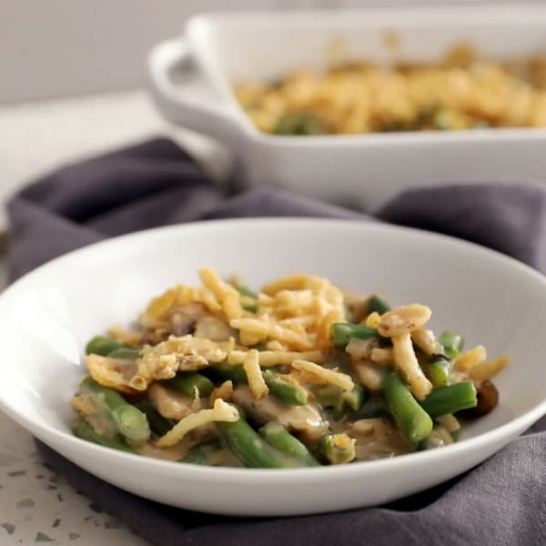 Vegan Green Bean Casserole cover