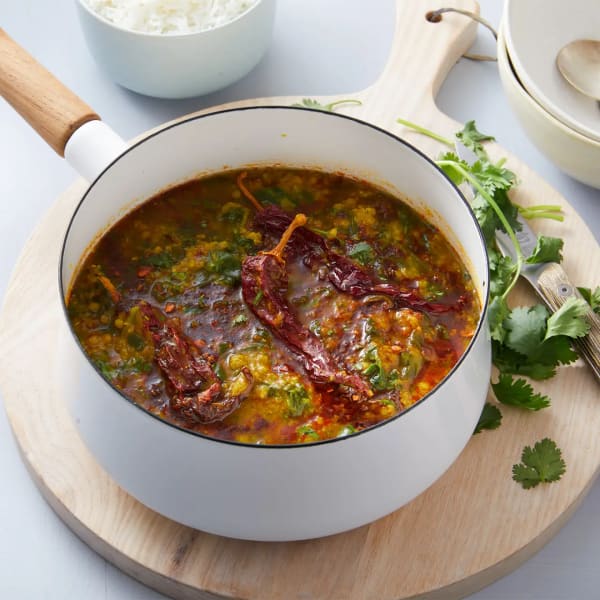 Favorite Indian Lentils and Spinach (Dal Palak) cover