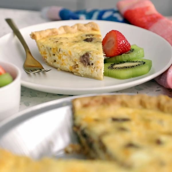 Sausage and Cheese Quiche cover