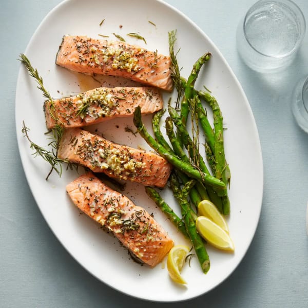 Easy Garlic-Herb Baked Salmon cover