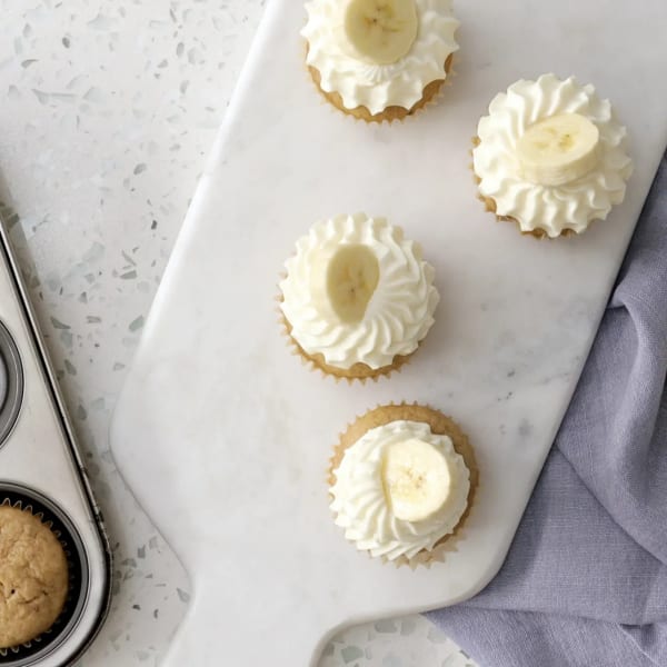 Banana Cupcakes with Cream Cheese Frosting cover