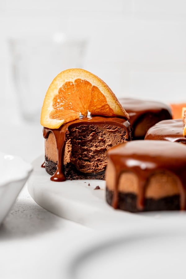 Mini Chocolate Orange Cheesecakes cover