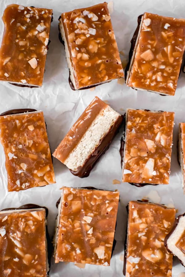 Homemade Samoa Bars cover