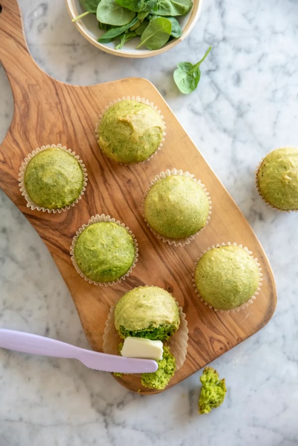 Spinach Cake Muffins cover