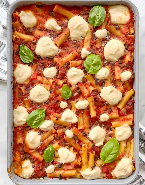 Vegan Baked Ziti cover