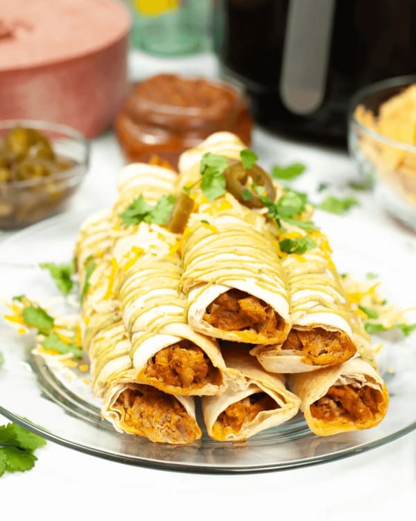 Chicken Air Fryer Taquitos cover