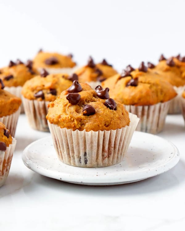 Easy Chocolate Chip Pumpkin Muffins cover