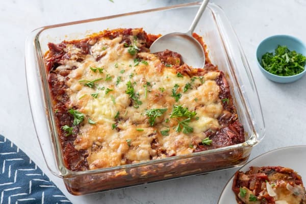 Gluten Free Eggplant Lasagna cover