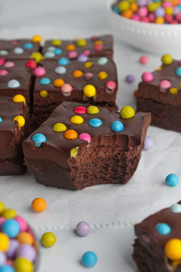 No Bake Protein Cosmic Brownies cover