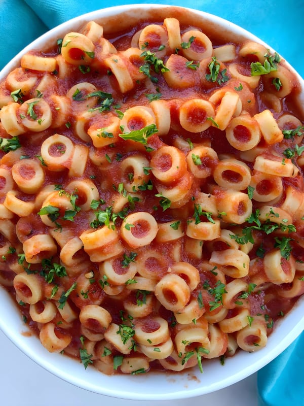 Vegan Spaghettios cover