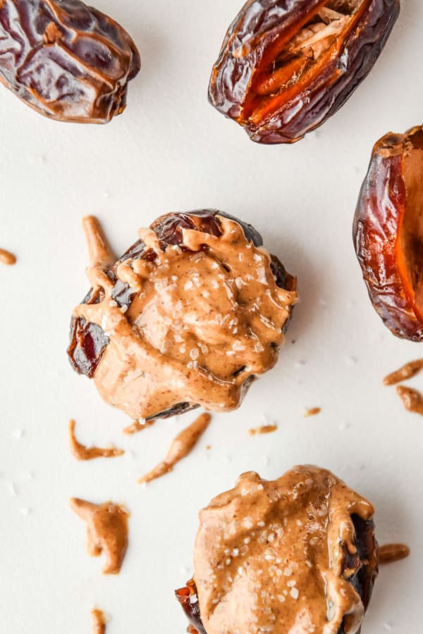 Salted Almond Butter Stuffed Dates cover